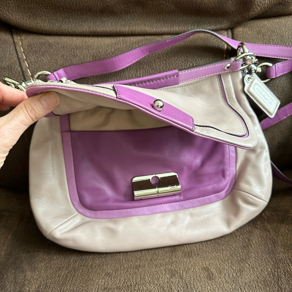 Coach Two-Tone Shoulder Bag - Picture 3 of 4